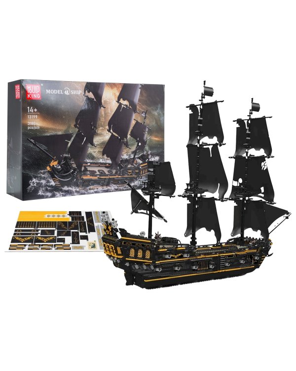 RoGer Пиратский Корабль Конструктор Black Pearl 3180шт