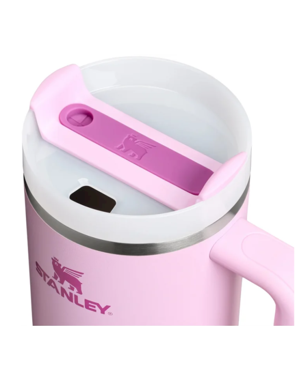 Stanley Quencher H2.O FlowState Термокружка с соломинкой 1.18L Cherry Blossom