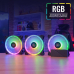 Aerocool DUO 12 PRO ARGB 12cm Комплект кулеров для компьютера с дистанционным управлением