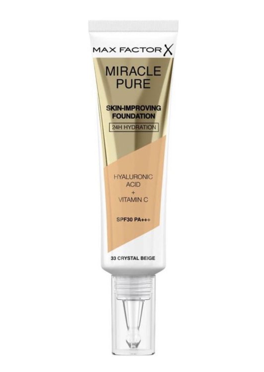 Max Factor Miracle Pure Skin-Improving Тональный Крем 33 Crystal Beige 30ml