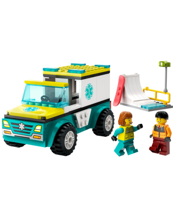 LEGO 60403 Ambulance en Snowboarder Конструктор