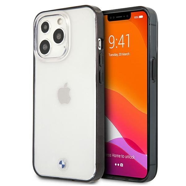 BMW BMHCP13LPCUMRBK Signature Collection Силиконовый чехол для Apple iPhone 13 / 13 Pro Прозрачный