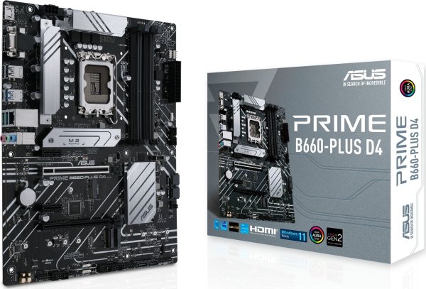 Asus Prime B660-Plus D4 Материнская Плата Asus Prime B660-Plus D4 Материнская Плата