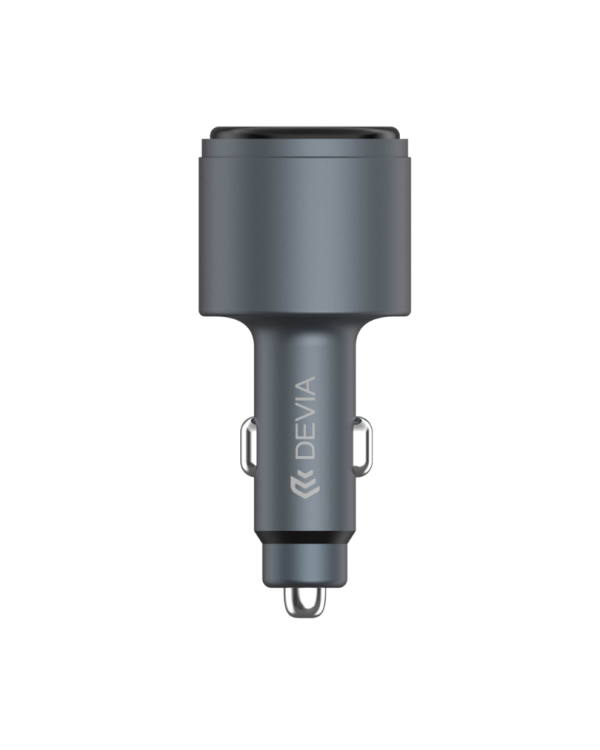 Devia Extreme Metal USB 2x USB-C Автомобильное зарядное устройство