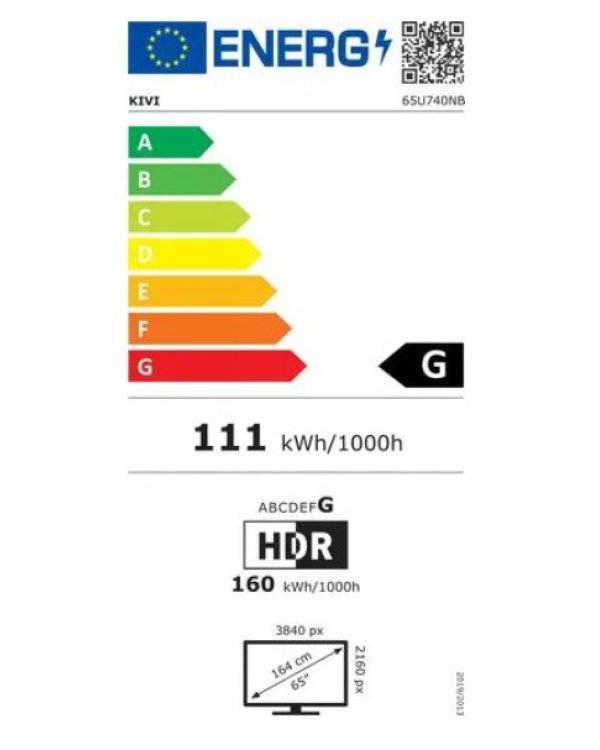 Kivi 65U730QB 65" Ultra HD Android TV