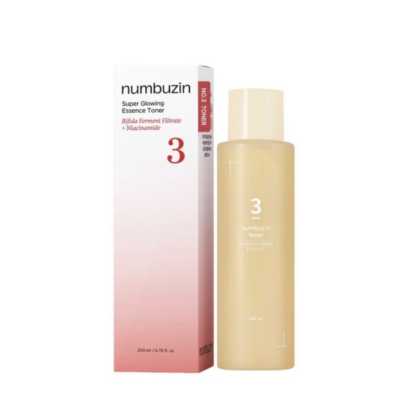 Numbuzin No.3 Super Glowing Essence Toner Тонер‑Эссенция Для Лица 200ml