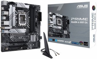 Asus Материнская плата PRIME B660M-A WIFI D4 / mATX / LGA 1700