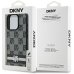 DKNY Checkered Pattern & Printed Stripes Защитный Чехол для Apple iPhone 16 Pro Max