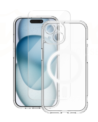 Vmax Set MagSafe Case Защитный Чехол + Tempered Glass Защитное стекло 2,5D для Apple iPhone 14 Pro