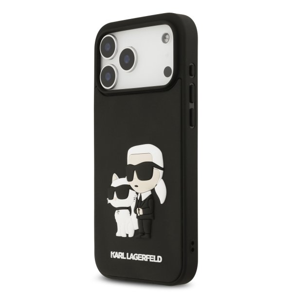 Karl Lagerfeld 3D Rubber Double Heads Case Чехол для Apple iPhone 17 Pro Max Karl Lagerfeld 3D Rubber Double Heads Case Чехол для Apple iPhone 17 Pro Max