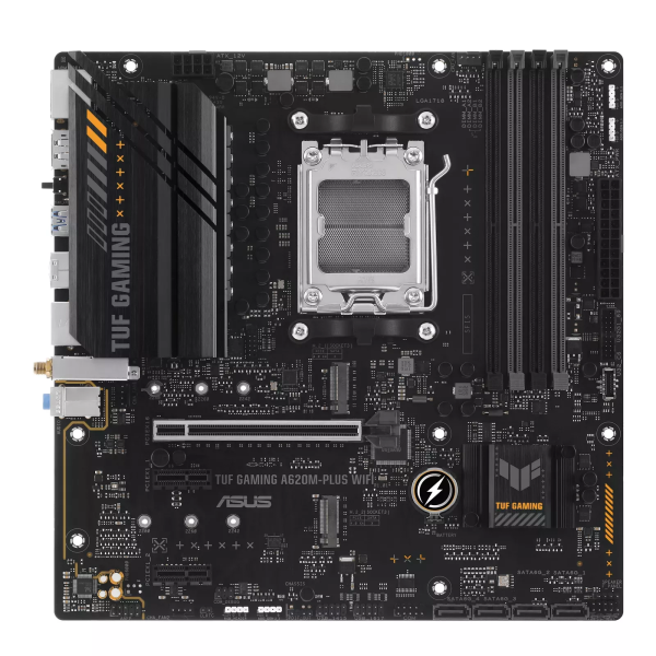 Asus TUF Gaming A620M-PLUS WIFI Материнская плата AMD A620 / Socket AM5 / Micro-ATX / Wi-Fi