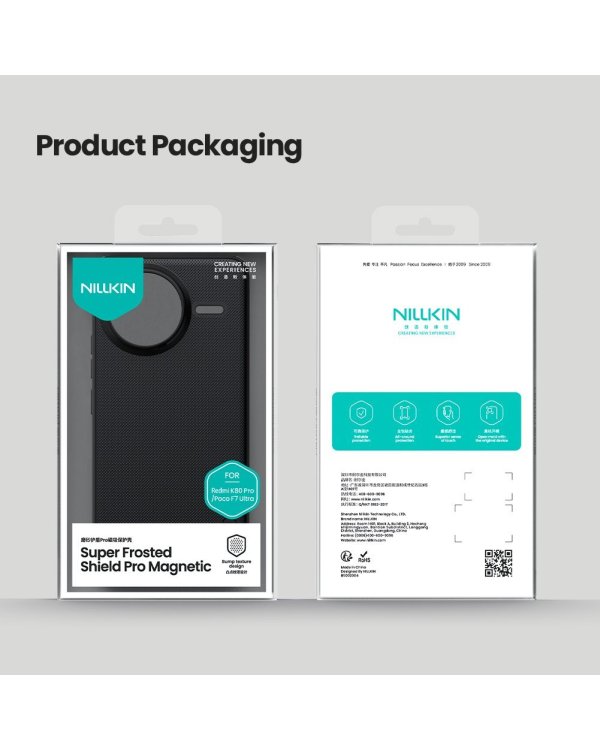 Nillkin Super Frosted PRO Magnetic Back Cover Чехол для Poco F7 Ultra