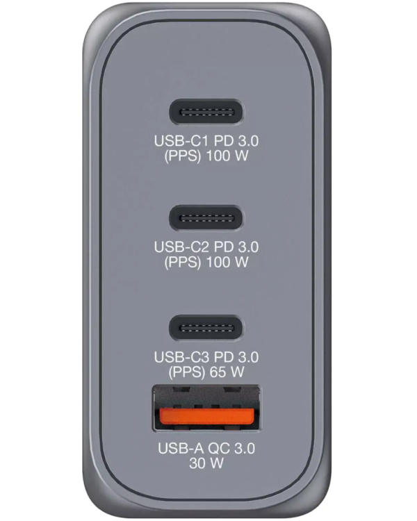 Verbatim GNC-100 100W GaN Сетевой Зарядник