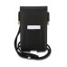 Lacoste PVC Blend Monogram Metal Logo Чехол‑Сумка Для Телефона XL Brown