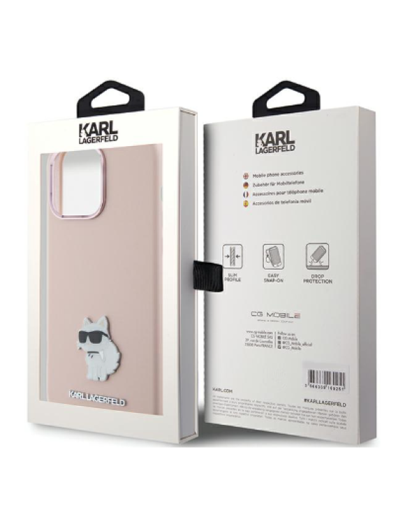 Karl Lagerfeld KLHCP15MSMHCNPP Чехол для Apple iPhone 15 Plus / 14 Plus