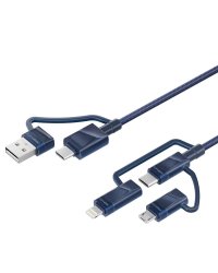 Promate PentaPower Универсальный кабель 6-в-1 USB-C(A) / micro / Lightning / 1,2m