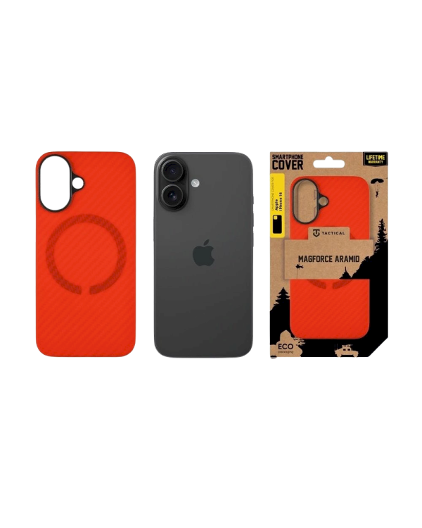 Tactical MagForce Aramid Bloody Mary Limited Edition Cover Защитный чехол для Apple iPhone 16 / Bloody Mary