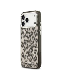 Karl Lagerfeld IML Leopard MagSafe Защитный чехол для iPhone 17 Pro Max / коричневый