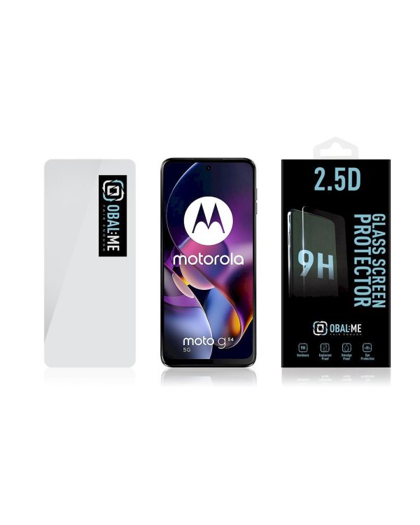 OBAL:ME 2.5D Glass Screen Protector Защитное стекло для Motorola G54 5G/Power Edition / прозрачный