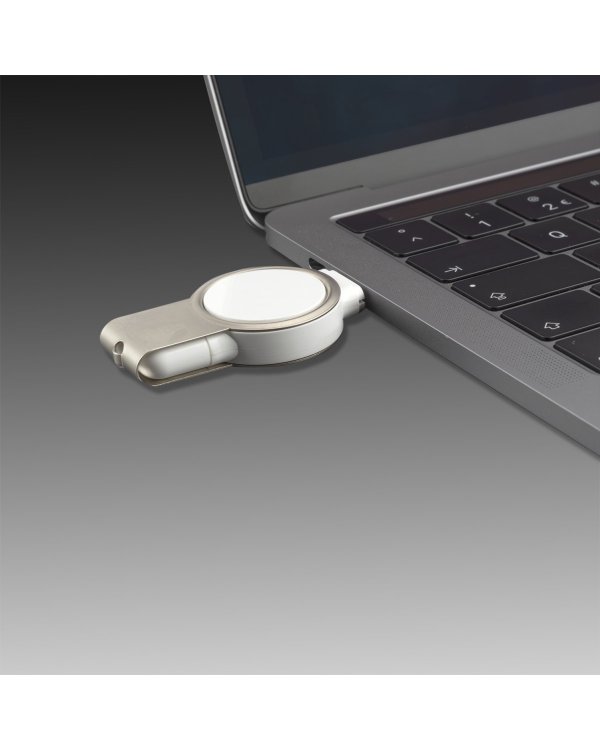 4smarts Wireless Charger VoltBeam Mini Беспроводная Зарядка для Apple Watch 1-7 / USB-C / USB