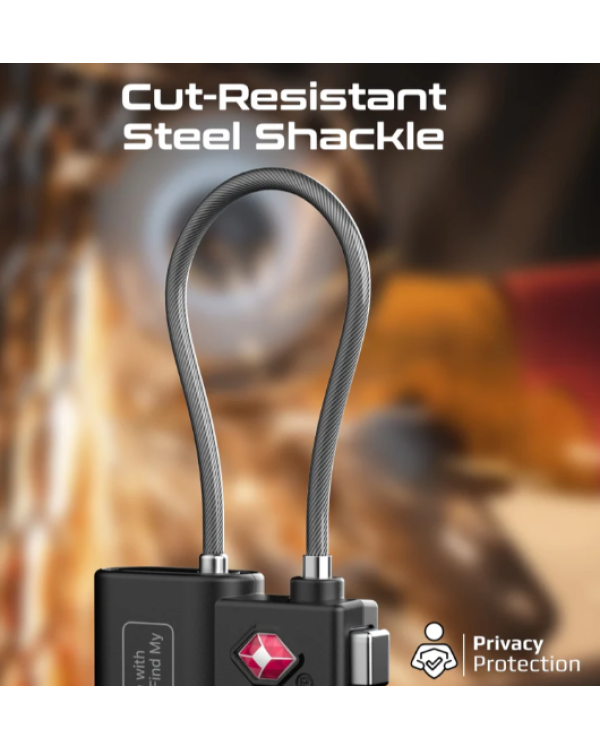 Promate TagLock Багажный замок TSA с Smart отслеживающей биркой и приложением Apple Find My