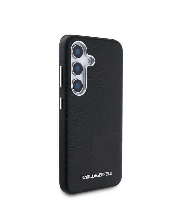 Karl Lagerfeld PU Saffiano Metal Logo and Frame Case Чехол для Samsung Galaxy S25 Plus