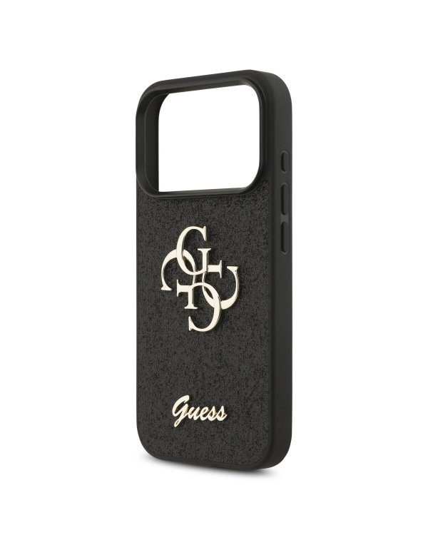 Дополнительное изображение книги «Guess PU Fixed Glitter 4G Metal Logo Case Чехол для Apple iPhone 17 Pro»