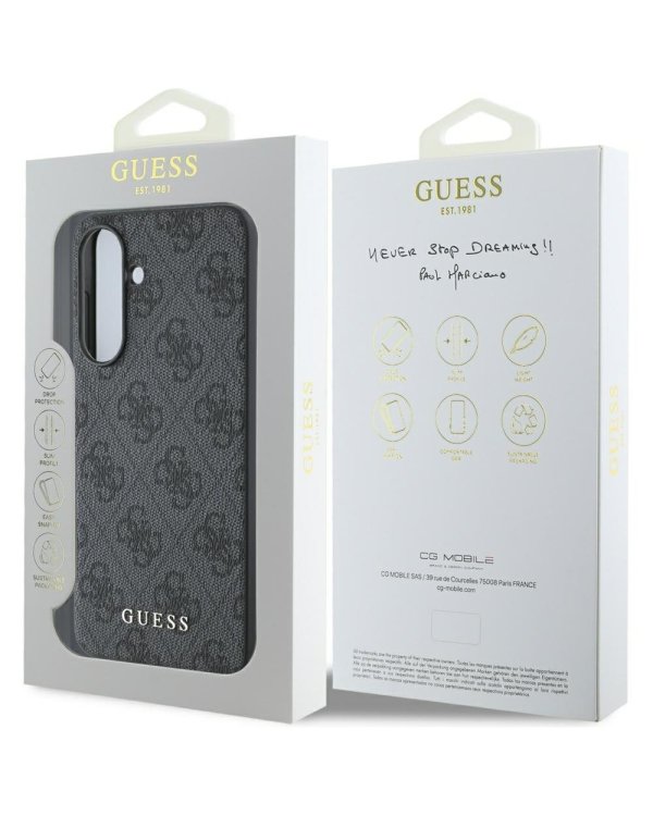 Guess 4G Metal Gold Logo Чехол для Samsung Galaxy A36