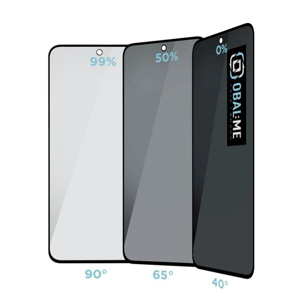 Обложка книги «OBAL:ME Privacy 5D Glass Screen Protector Защитное стекло для Samsung Galaxy A35 5G / чёрный»