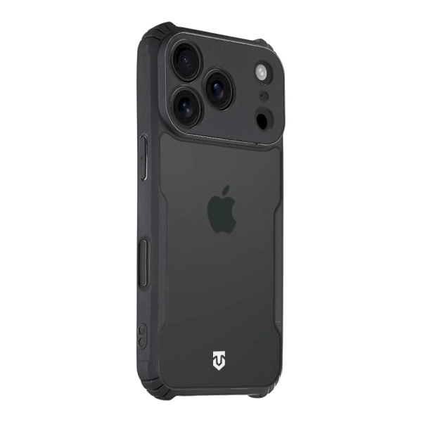 Tactical Quantum Stealth Cover Защитный чехол для Apple iPhone 17 Pro / прозрачный/чёрный