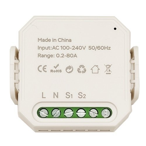 TUYA HS084080 Умный счетчик электроэнергии 1P+N / 80A / Wi-Fi