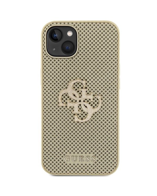Guess Perforated 4G Glitter Back Case Защитный Чехол для Apple iPhone 15