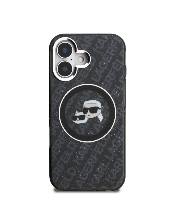 Karl Lagerfeld IML K&CH Heads Repeated Logo MagSafe Case Чехол для Apple iPhone 16