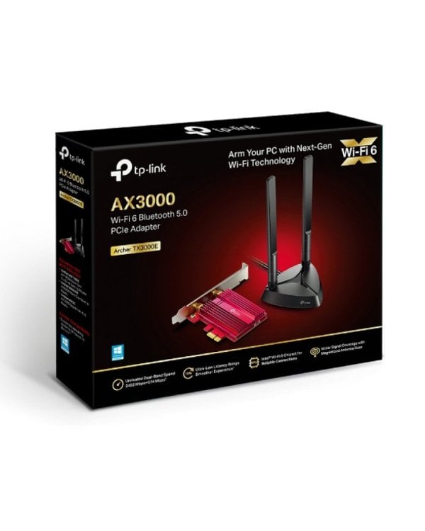 Tp-Link Archer TX3000E Wi-Fi 6 Bluetooth 5.0 Беспроводной адаптер