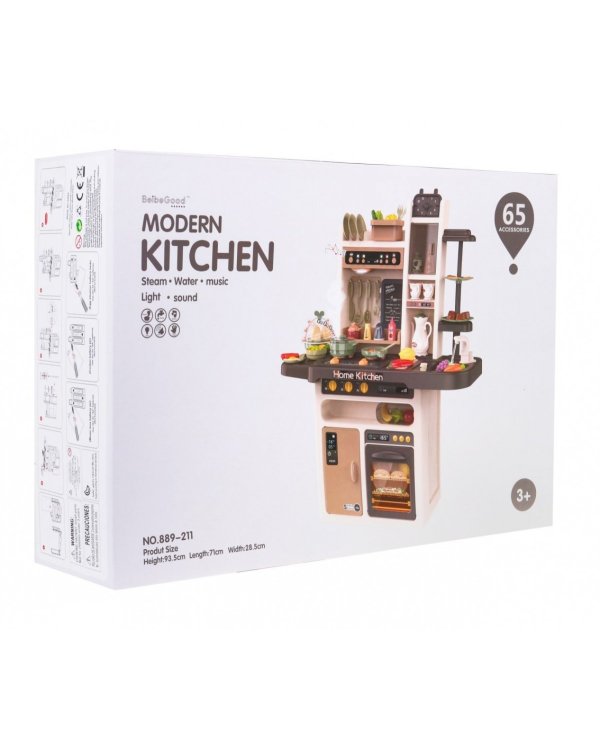 RoGer Мега кухня с водопроводным краном 65 деталей