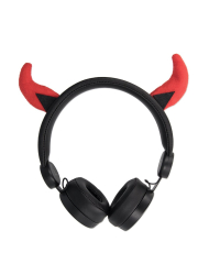 Forever AMH-100 Devil Универсальные наушники для Детей С проводом 1.2m / LED Ушки