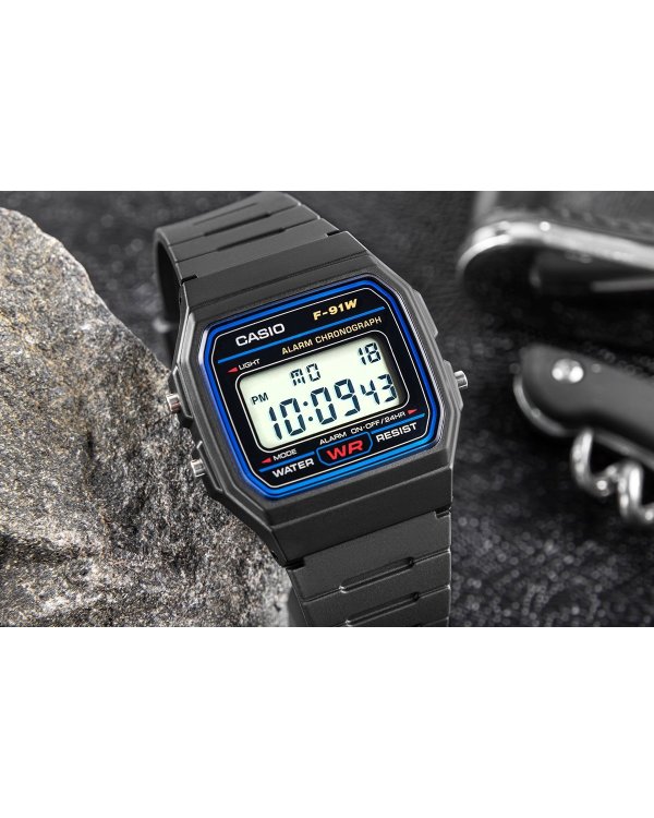 Casio F-91W-1YER Цифровые наручные часы