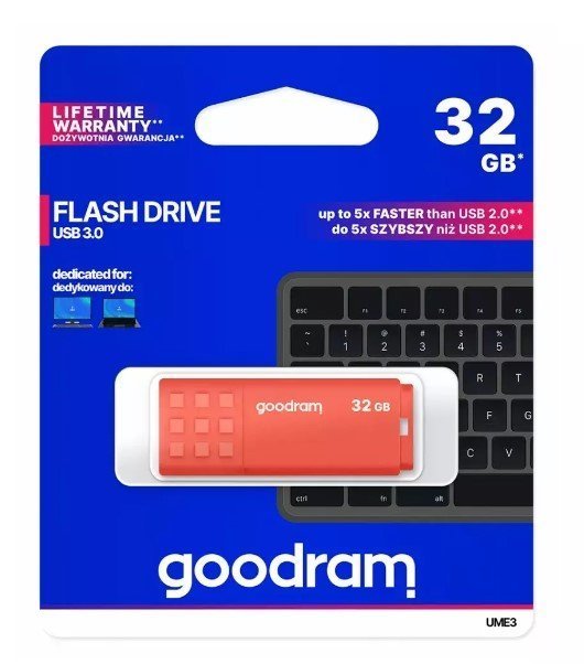 Goodram 32GB UME3 USB 3.0 Флеш Память