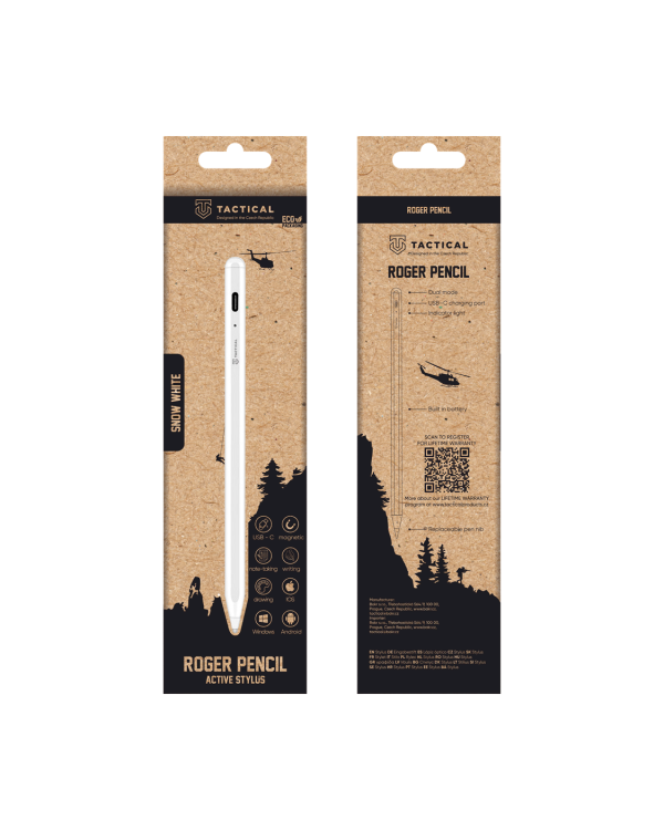 Tactical Roger Pencil Смарт-карандашь для iPad / белый