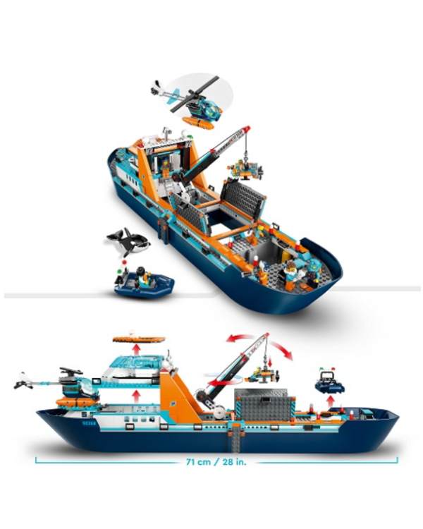 LEGO 60368 City Arctic Explorer Ship Конструктор