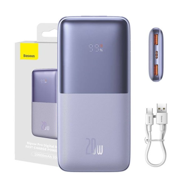 Baseus Bipow Pro 20W Повербанк 10000mAh