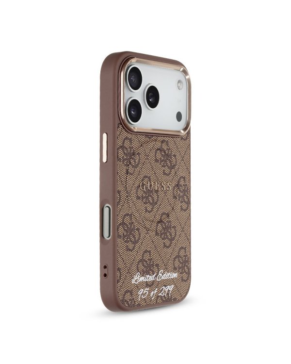 Guess PU 4G MagSafe Strap Limited Edition of 299 Case Чехол для Apple iPhone 17 Pro