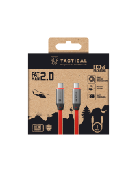Tactical Fat Man 2.0 USB-C/USB-C Кабель 1m / красный