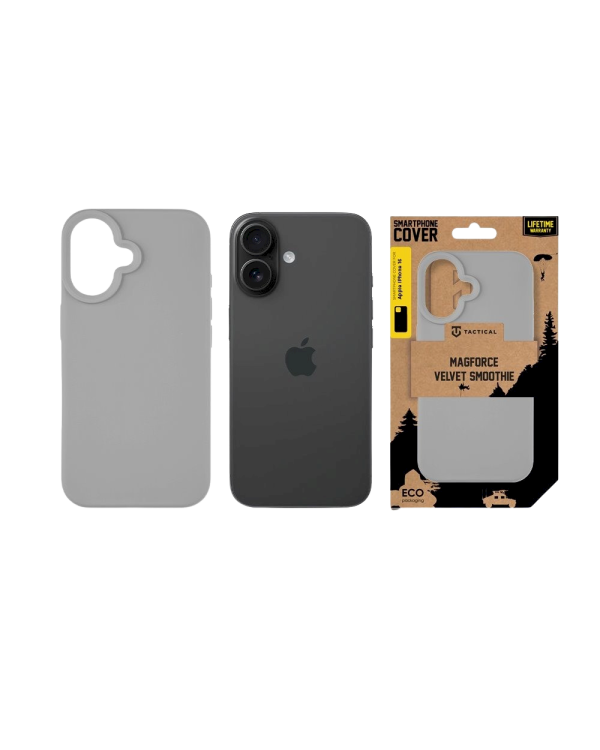 Tactical MagForce Velvet Smoothie Cover Защитный чехол для Apple iPhone 16 / туманный