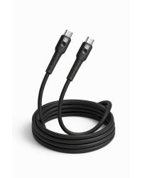 Quik Accessories QK-1011 Soft Silicone 60W Кабель для Зарядки и Передачи данных USB-C to USB-C 1m