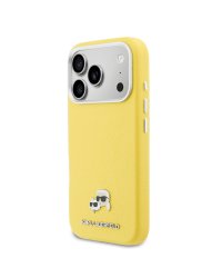 Karl Lagerfeld PU Karl and Choupette Heads Pins MagSafe Case Чехол для Apple iPhone 17 Pro Max