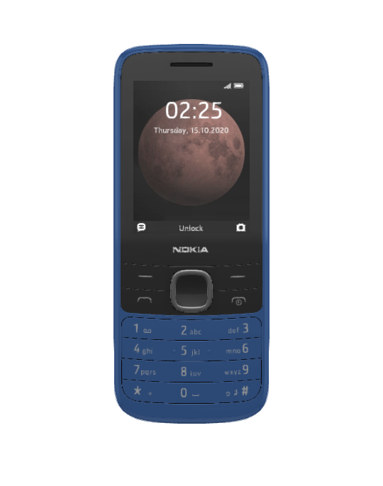 Nokia 224 4G Мобильный телефон Dual Sim Темно-синий Nokia 224 4G Мобильный телефон Dual Sim Темно-синий