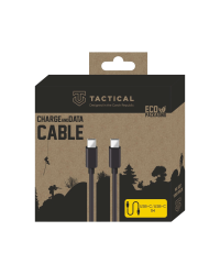 Tactical Smooth Thread USB-C/USB-C Кабель 1m / чёрный