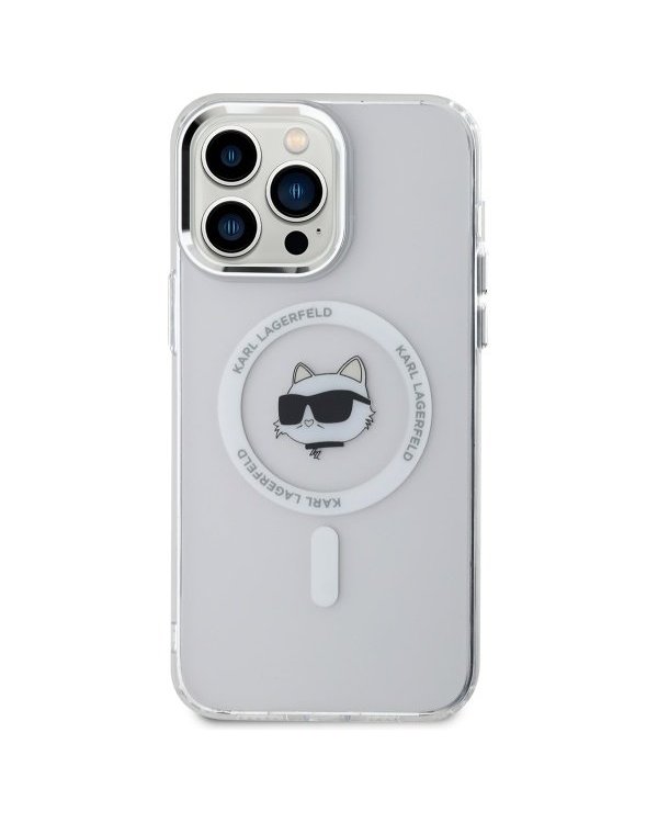 Karl Lagerfeld KLHMP13XHLSCHH IML Metal Choupette Head Чехол для Apple iPhone 13 Pro Max
