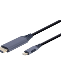 Gembird CC-USB3C-DPF-01-6 Video cable USB-C на DisplayPort Кабель 1.8m